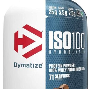 Dymatize Nutrition ISO 100 Whey Protein Isolate Powder - 2.26 kg (Gourmet Chocolate)