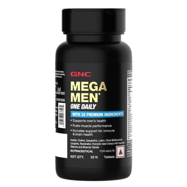 GNC Mega Men One Daily Multivitamin - Boosts Energy, Supports Immunity