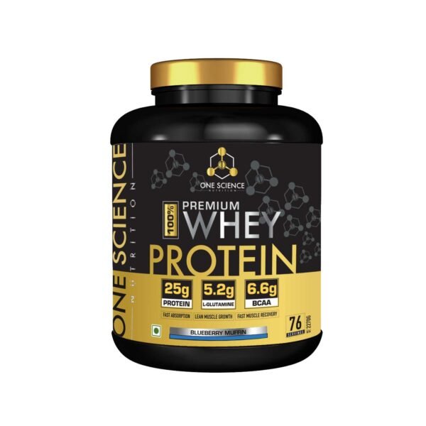 One Science Nutrition Premium Whey Protein - 2.26 Kg, 76 servings