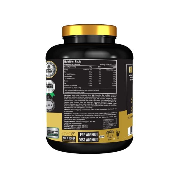 One Science Nutrition Premium Whey Protein - 2.26 Kg, 76 servings