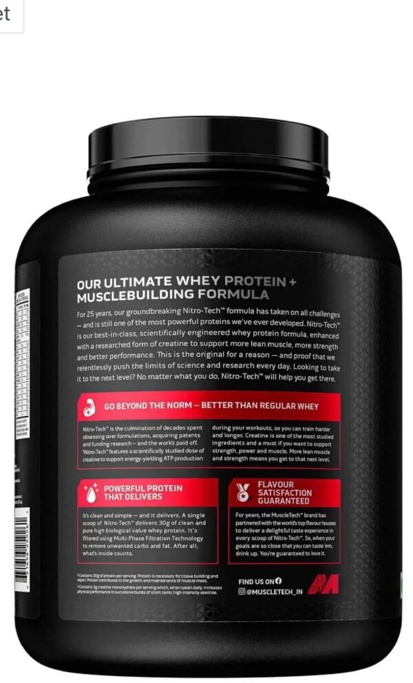 MuscleTech NitroTech Whey Protein