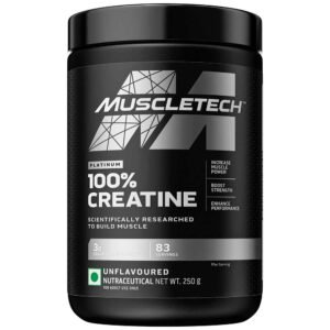 MuscleTech Platinum 100% Creatine, 250g (0.55 lb)