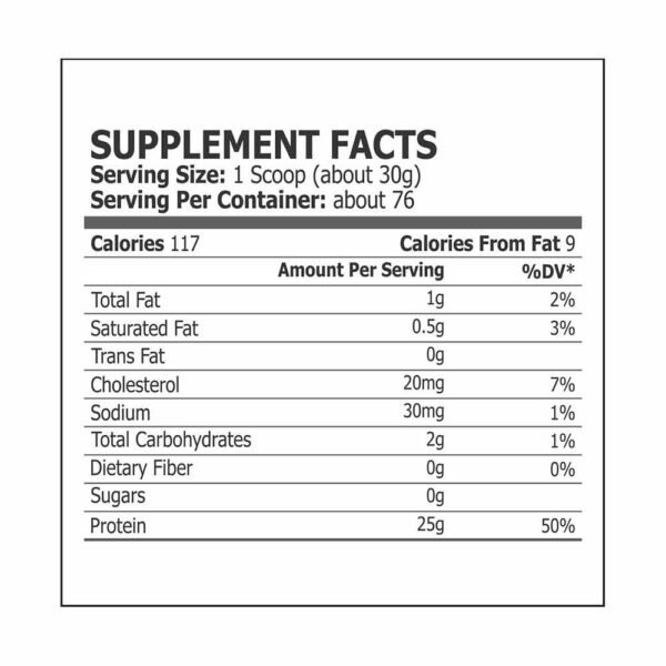 Pole Nutrition 100% Whey Protein, 2.27 kg (5 lb)